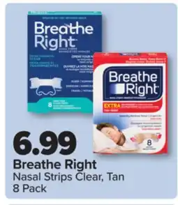 PharmaChoice Breathe Right Nasal Strips Clear, Tan offer