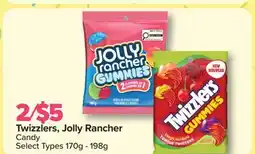 PharmaChoice Twizzlers, Jolly Rancher Candy 170g - 198g offer