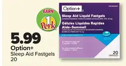PharmaChoice Option+ Sleep Aid Fastgels offer