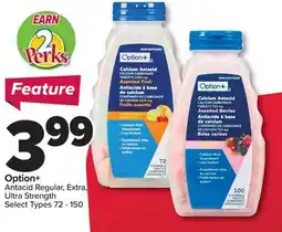 PharmaChoice Option+ Antacid Regular, Extra, Ultra Strength offer
