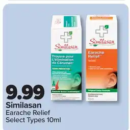 PharmaChoice Similasan Earache Relief offer