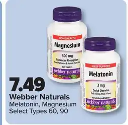 PharmaChoice Webber Naturals Melatonin, Magnesium offer
