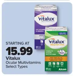 PharmaChoice Vitalux Ocular Multivitamins offer