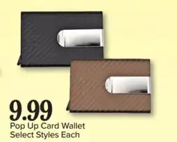 PharmaChoice Pop Up Card Wallet offer