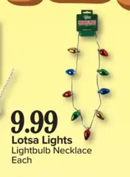 PharmaChoice Lotsa Lights Lightbulb Necklace offer