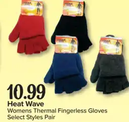 PharmaChoice Heat Wave Womens Thermal Fingerless Gloves offer