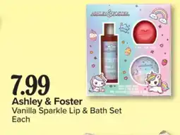 PharmaChoice Ashley & Foster Vanilla Sparkle Lip & Bath Set offer