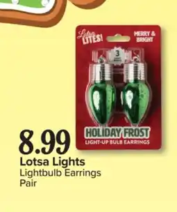 PharmaChoice Lotsa Lights Lightbulb Earrings offer