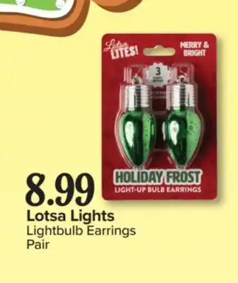 PharmaChoice Lotsa Lights Lightbulb Earrings offer