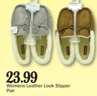 PharmaChoice Womens Leather Look Slipper offer