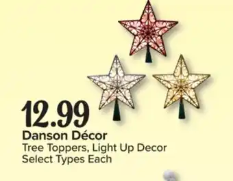 PharmaChoice Danson Décor Tree Toppers, Light Up Decor offer