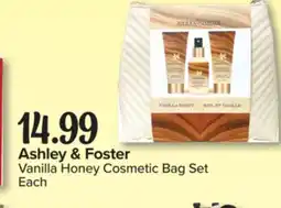 PharmaChoice Ashley & Foster Vanilla Honey Cosmetic Bag Set offer