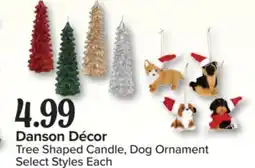 PharmaChoice Danson Décor Tree Shaped Candle, Dog Ornament offer