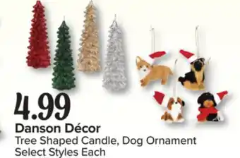 PharmaChoice Danson Décor Tree Shaped Candle, Dog Ornament offer