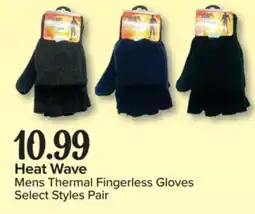 PharmaChoice Heat Wave Mens Thermal Fingerless Gloves offer