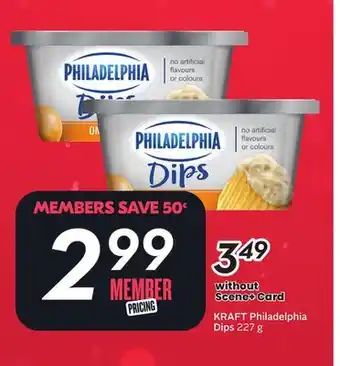 Sobeys KRAFT Philadelphia Dips offer