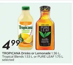 Sobeys TROPICANA Drinks or Lemonade offer