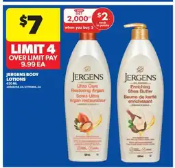 Real Canadian Superstore JERGENS BODY LOTIONS, 620 ML offer