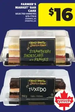 Real Canadian Superstore FARMER'S MARKET BAR CAKE, 675-770 G offer