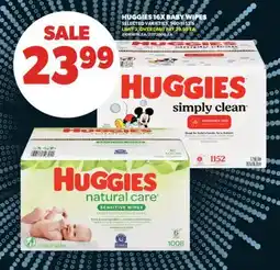 Real Canadian Superstore HUGGIES 16X BABY WIPES, 960-1152'S offer