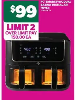 Real Canadian Superstore PC SMARTSYNC DUAL BASKET DIGITAL AIR FRYER offer