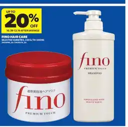 Real Canadian Superstore FINO HAIR CARE offer