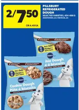 Real Canadian Superstore PILLSBURY REFRIGERATED DOUGH, 454-496 G offer