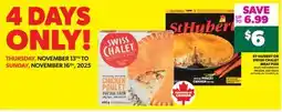 Real Canadian Superstore ST-HUBERT OR SWISS CHALET MEAT PIES, 650-800 G offer