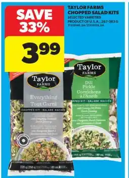 Real Canadian Superstore TAYLOR FARMS CHOPPED SALAD KITS, 267-383 G offer