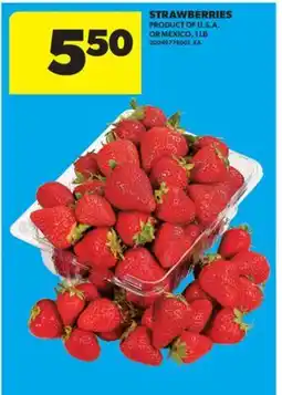 Real Canadian Superstore STRAWBERRIES, 1 LB offer