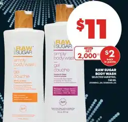 Real Canadian Superstore RAW SUGAR BODY WASH, 740 ML offer