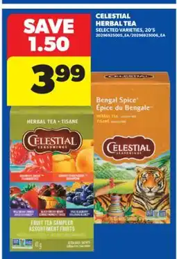 Real Canadian Superstore CELESTIAL HERBAL TEA, 20'S offer