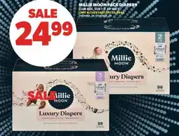 Real Canadian Superstore MILLIE MOON PACK DIAPERS, 1-6, 54-108' S offer