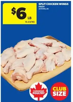 Real Canadian Superstore SPLIT CHICKEN WINGS offer