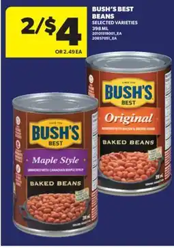 Real Canadian Superstore BUSH'S BEST BEANS, 398 ML offer