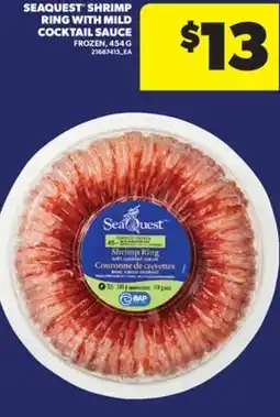 Real Canadian Superstore SEAQUEST SHRIMP RING WITH MILD COCKTAIL SAUCE, 454 G offer