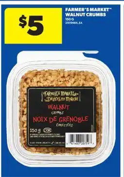 Real Canadian Superstore FARMER'S MARKET WALNUT CRUMBS, 150 G offer