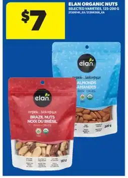 Real Canadian Superstore ELAN ORGANIC NUTS, 125-200 G offer