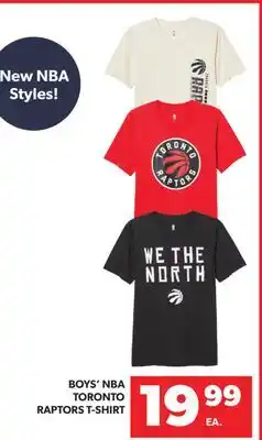 Real Canadian Superstore BOYS' NBA TORONTO RAPTORS T-SHIRT offer