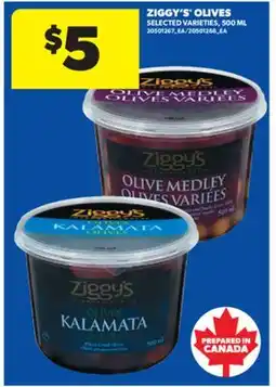 Real Canadian Superstore ZIGGY'S OLIVES, 500 ML offer