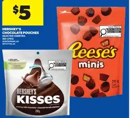 Real Canadian Superstore HERSHEY'S CHOCOLATE POUCHES,160-270 G offer