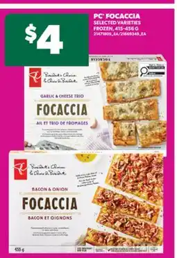Real Canadian Superstore PC FOCACCIA, 415-456 G offer
