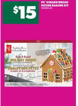 Real Canadian Superstore PC GINGER BREAD HOUSE BAKING KIT offer
