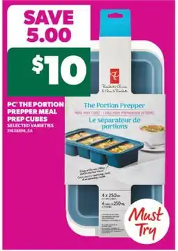 Real Canadian Superstore PC THE PORTION PREPPER MEAL PREP CUBES offer