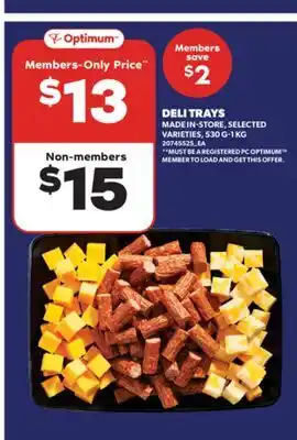 Real Canadian Superstore DELI TRAYS, 530 G-1 KG offer