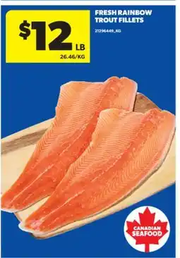 Real Canadian Superstore FRESH RAINBOW TROUT FILLETS offer