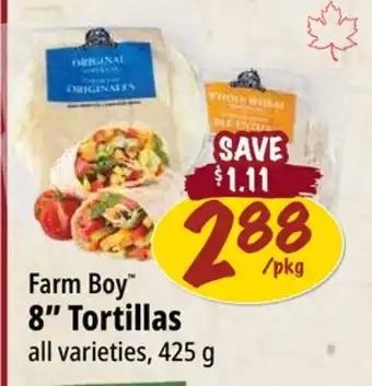 Farm Boy Farm Boy 8 Tortillas offer