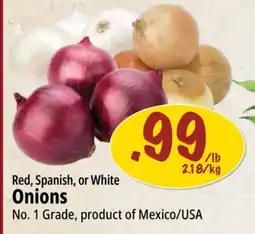 Farm Boy Red, Spanish, or White Onions offer