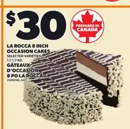 Independent Grocer LA ROCCA 8 INCH OCCASION CAKES, 1.1-1.7 KG offer