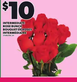 Independent Grocer INTERMEDIATE ROSE BUNCH BOUQUET DE ROSES INTERMÉDIAIRE offer